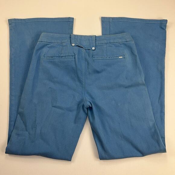 Joe’s Jeans Twill Denim Mid Rise Trouser Jeans Malibu Blue White Rivets Size 28 - Picture 9 of 13